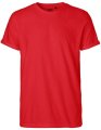 Heren T-shirt Neutral Roll Up O60012 Rood